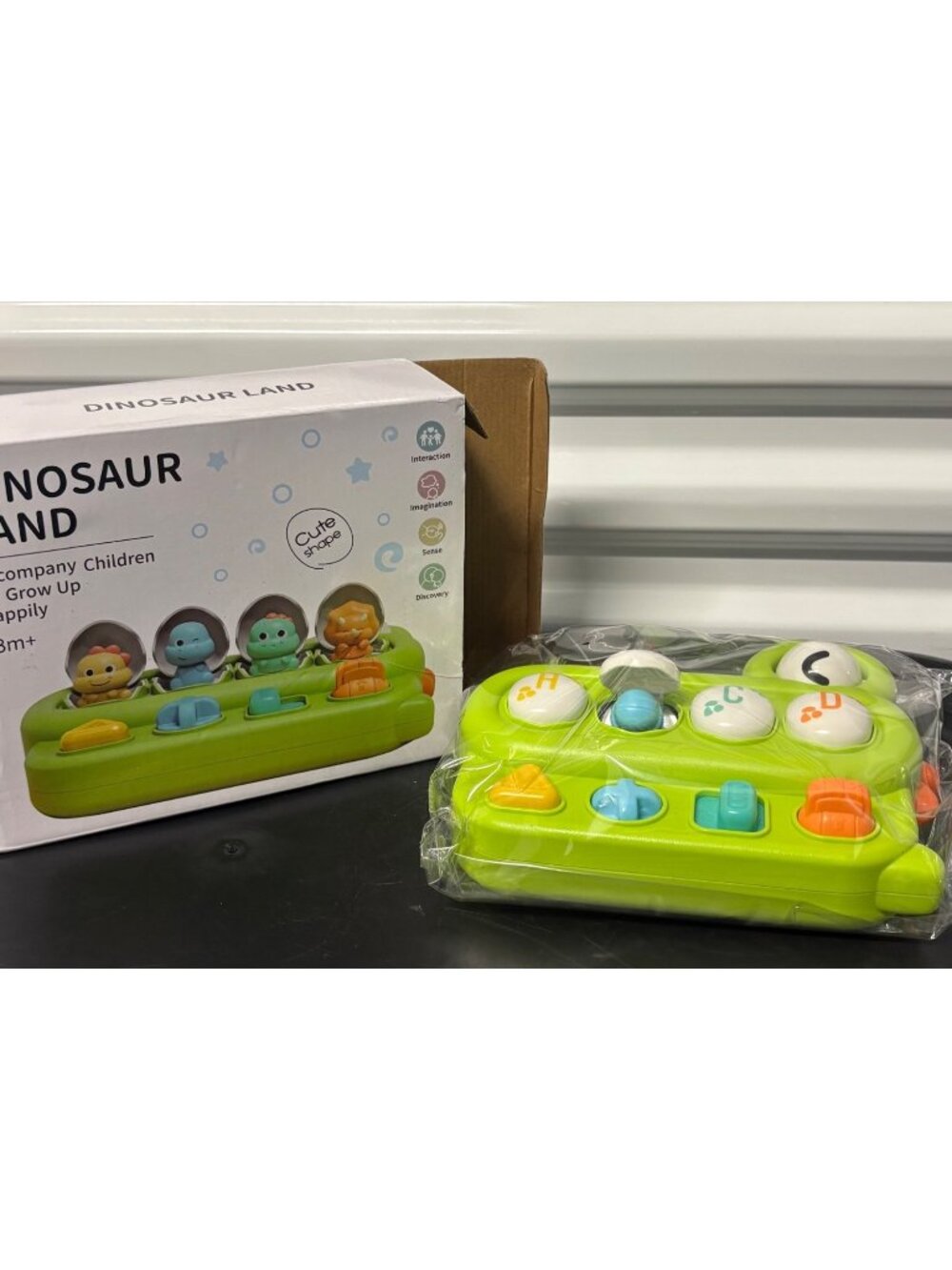 Dinosaur Land Interactive Baby Activity Toy With Pop-Up Dinosaurs Sensory Play